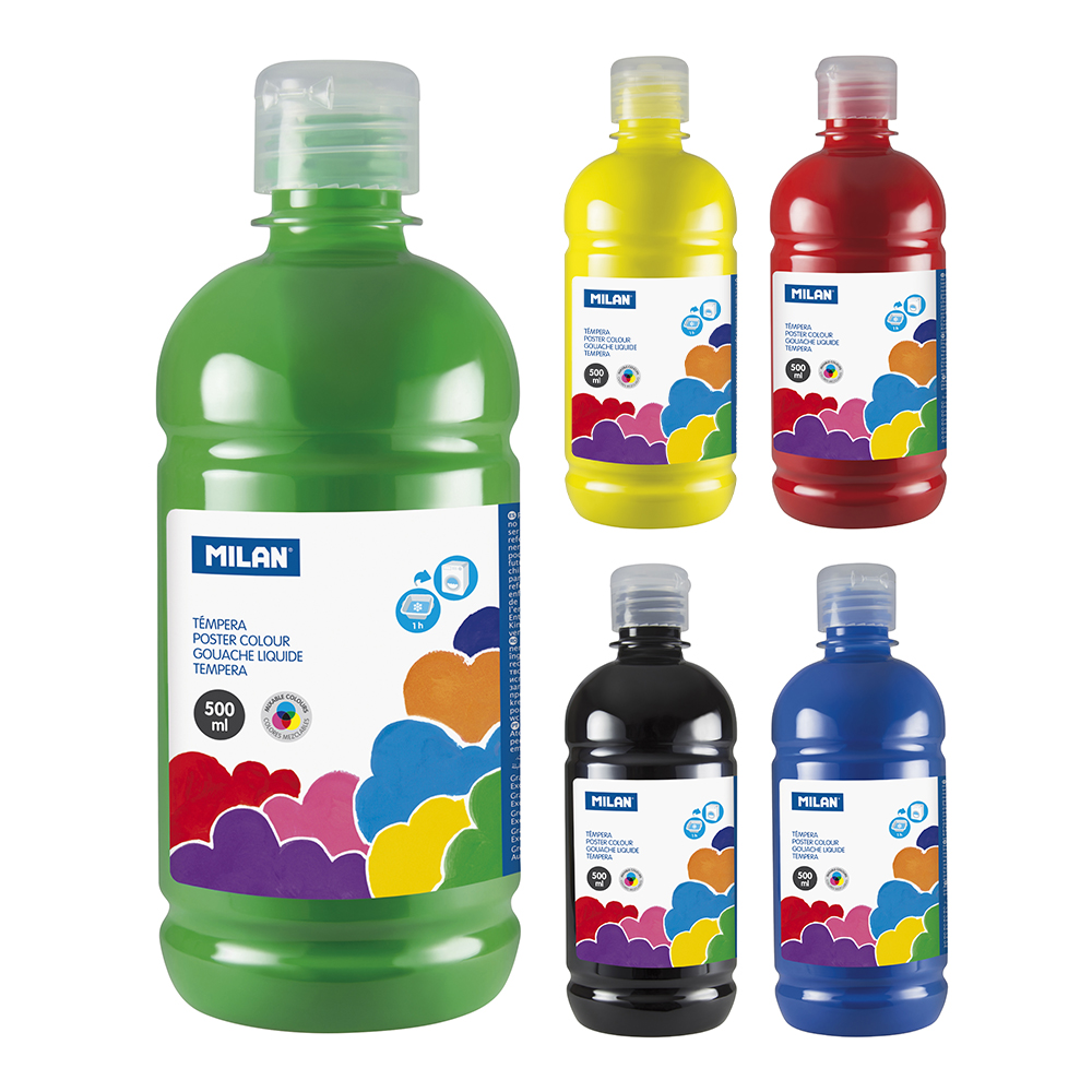 Barva temperová 500ml - 22 odstínů