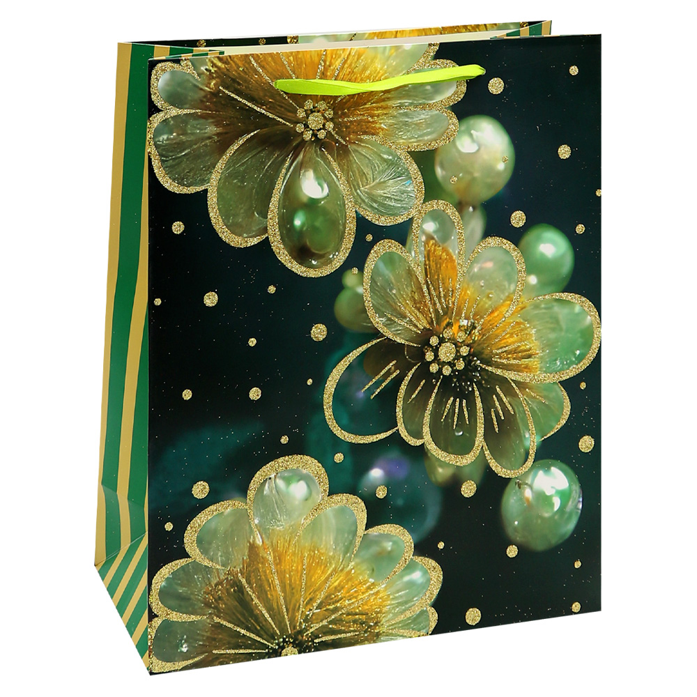 JUNIOR Darčeková taška Flower 26x12x32 cm (mix /cena 1ks)