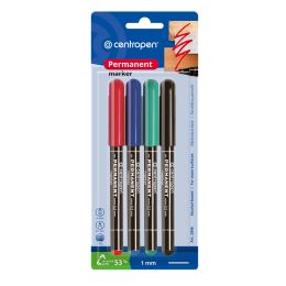 Popisovač CENTROPEN 2846 - sada 4ks blistr 1,0 mm