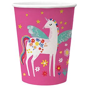 Papírový kelímek PAW Eco 250 ml Fairy Unicorn / 10 ks