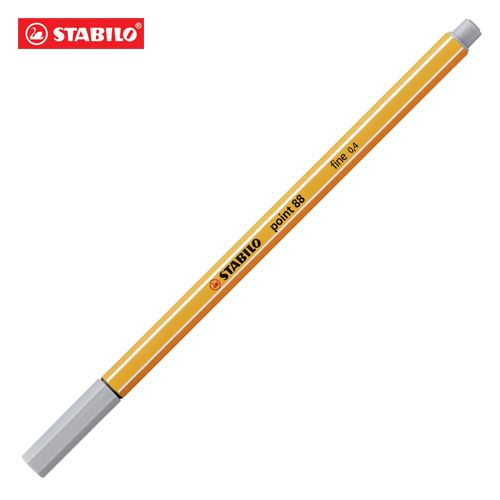 Liner STABILO point 88 světle šedý
