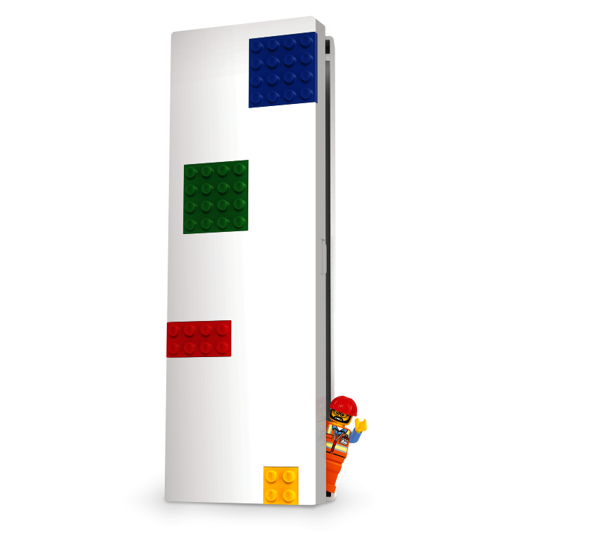 LEGO Stationery LEGO Pouzdro s minifigurkou, barevné