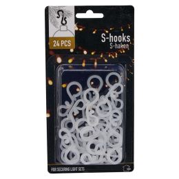 Háčky "S" na vánoční stromeček 45 mm, sada 24 ks