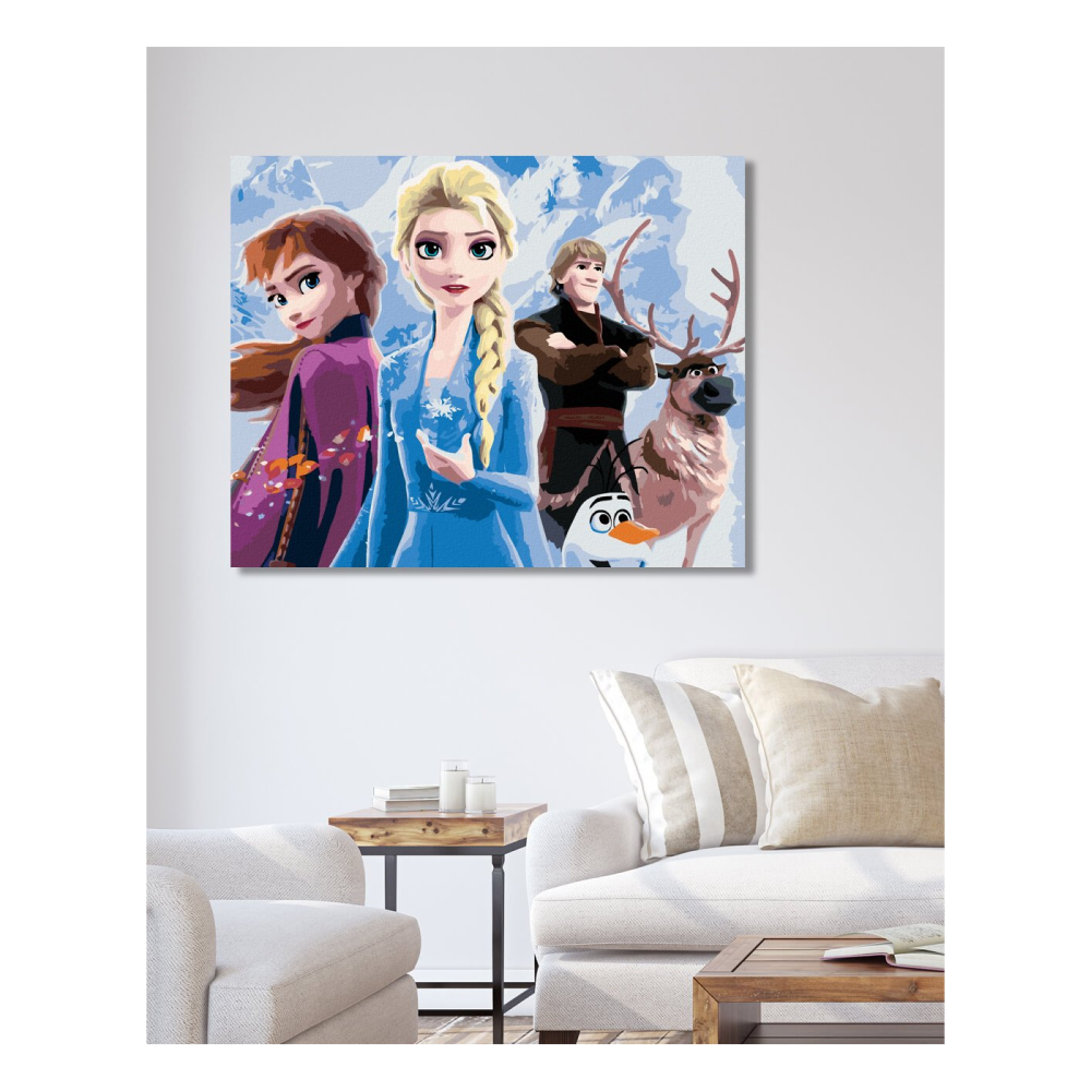 zuty Diamantové malování (s rámem) - Plakát Ledové království