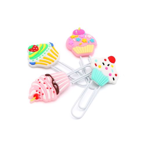 Ozdobná spona / záložka Cake 7 cm (sada 4 ks) (1)
