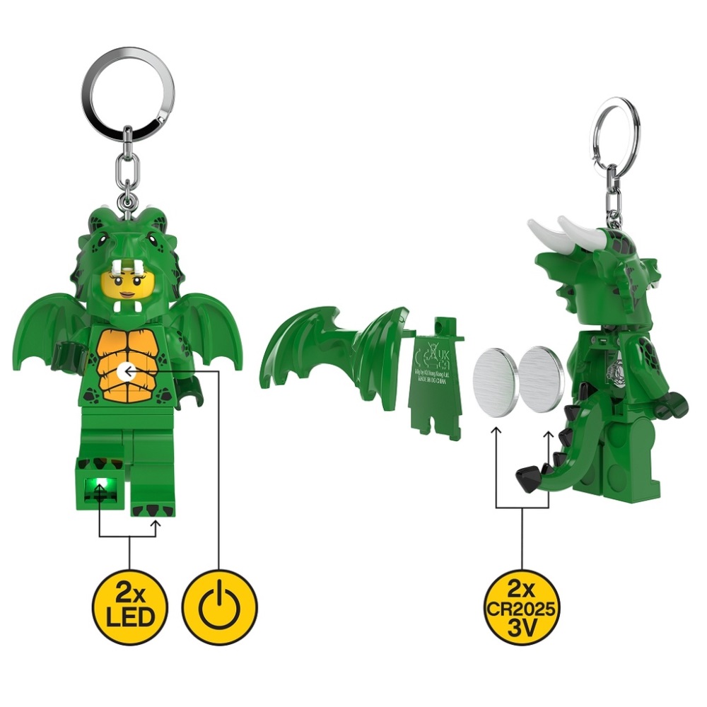 LEGO LED Lite LEGO Minifigures Zelená dračice svítící figurka (HT)