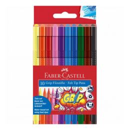Popisovače Faber-Castell Grip 10 barev