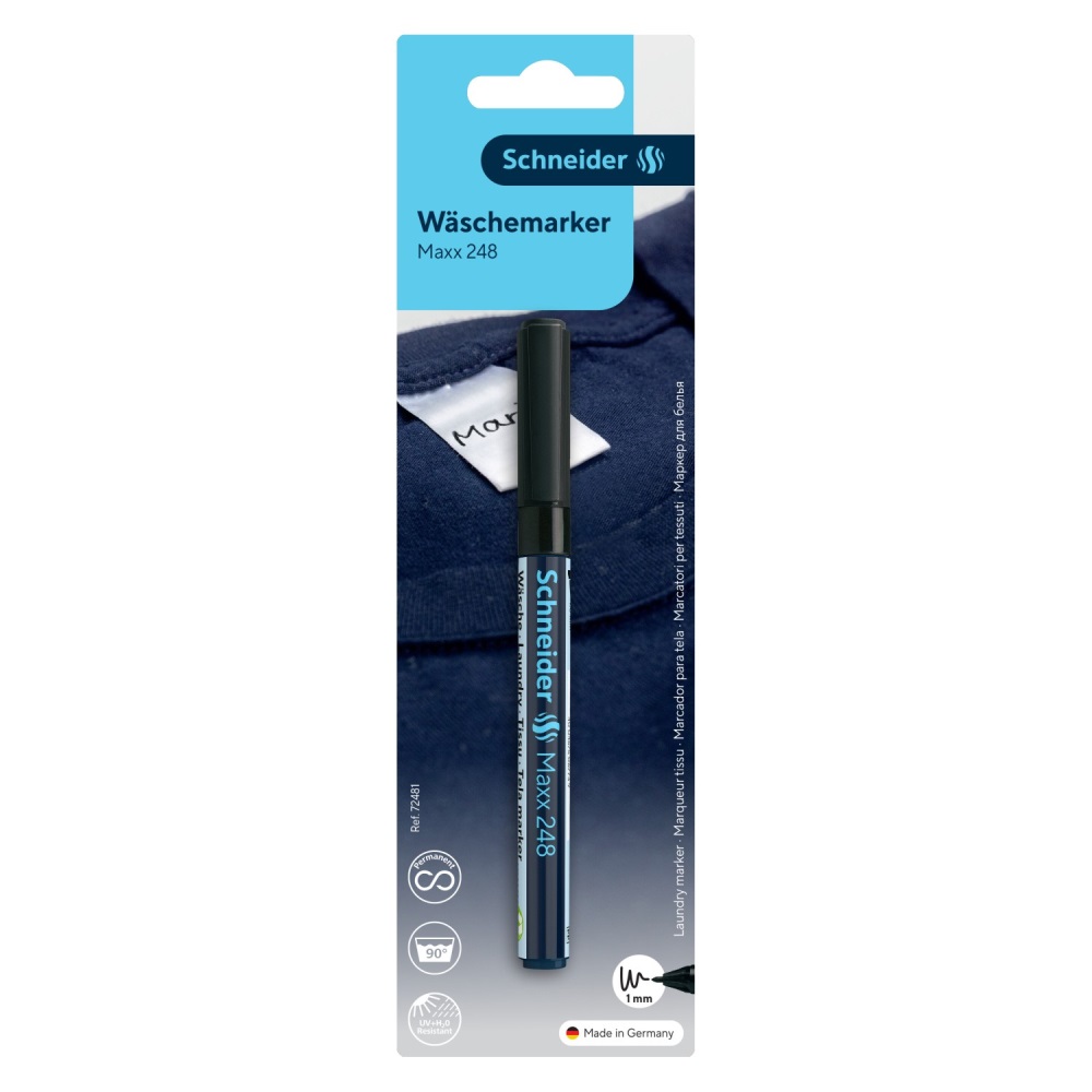 SCHNEIDER Popisovač Schneider Maxx 248 na prádlo - černý