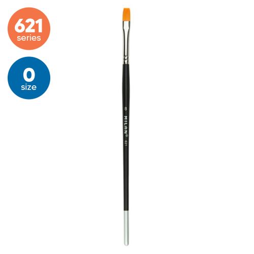 Štětec plochý MILAN č. 0 - 621 Premium Synthetic