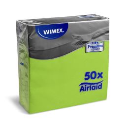 Obrousky Premium  40 x 40 cm dekor žlutozelené 50 ks (1)