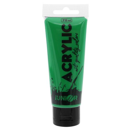 Akrylová barva JUNIOR 75 ml - zelená/green