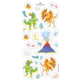 Sada pastelek Faber-Castell Colour Grip 18+6 neonových a metalických - Dino (1)