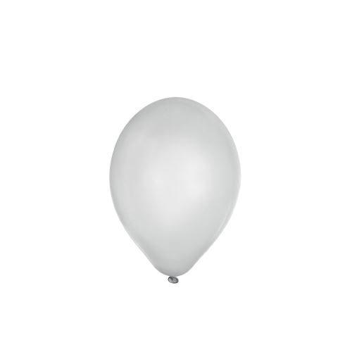 Nafukovací balónik biely Ø25cm `M` [10 ks]