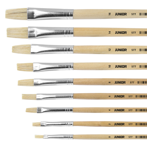 JUNIOR Štětec plochý JUNIOR č. 10" 577 Natural