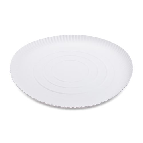 Papírový talíř hluboký bílý O34cm [50 ks]