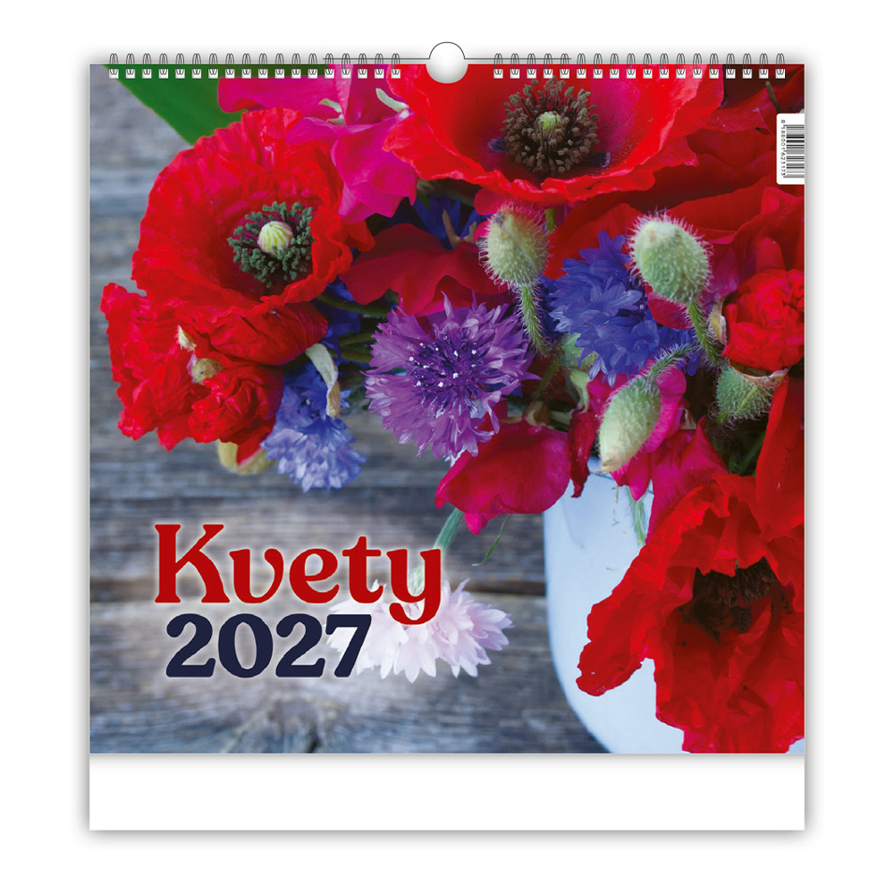 Nástěnný kalendář Flowers 2027