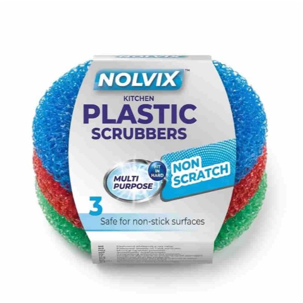 Drátěnka plastová Nolvix (3 ks)
