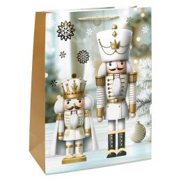 Dárková taška vánoční 23x18x10 cm (mix 4 designů - /cena za 1 ks) (2)