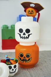 LEGO úložná hlava (velikost S) - kostlivec (1)