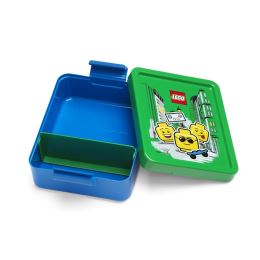 LEGO ICONIC Boy svačinový set (láhev a box) - modrá/zelená (6)
