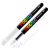 Popisovač M&G MOCALO Acrylic Marker, štětcový hrot - bílý 663