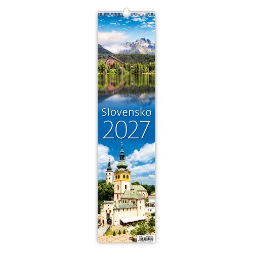 Nástěnný kalendář 2027 Slovensko – vázanka