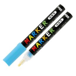 Popisovač akrylový M&amp;G MOCALO Acrylic Marker 2 mm, Crystal Blue S602