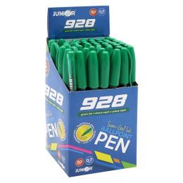 Kuličkové pero Semi-Gel 928 0,7 mm - zelená náplň (2)