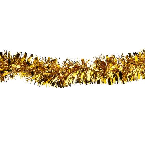 Dekorativní řetěz (PET) zlatý O11cm x 2m [1 ks]