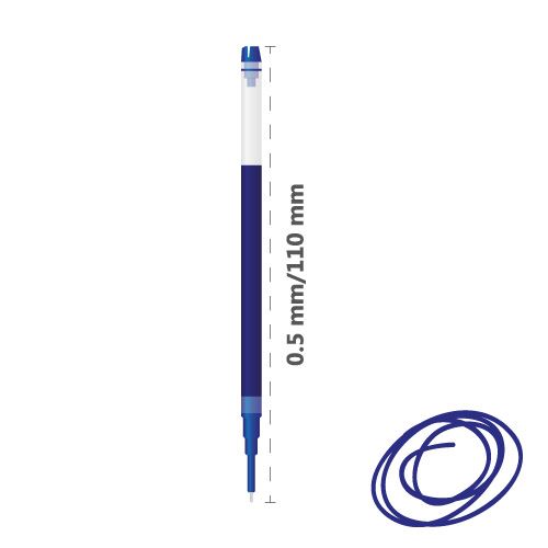 Náplň pro rollery PILOT Hi-Tecpoint V5 RT 0,5 mm - modrá