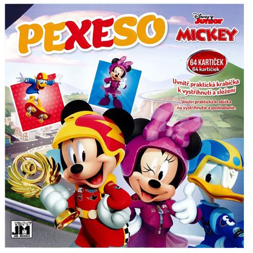Pexeso v sešitě JM Mickey