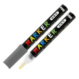 Popisovač akrylový M&amp;G MOCALO Acrylic Marker 2 mm, Dark Grey S911