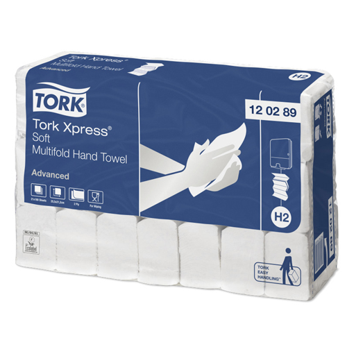 TORK Utěrky skládané TORK "Advanced Interfold" Soft k systému H2, bílé