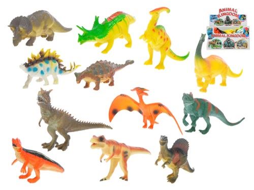 Dinosaurus 13-17cm 12druhů 12ks v DBX