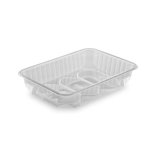 Vanička hranatá průhledná 186 x 133 x 35 mm, 500 ml, 50 ks