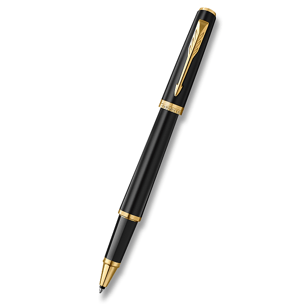 PARKER Roller PARKER Meridian Matte Black GT, hrot F - černá náplň