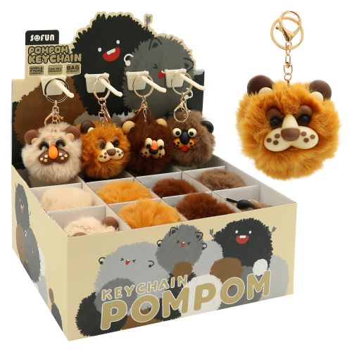 Klíčenka / Přívěsek JUNIOR PomPom Lion (1)