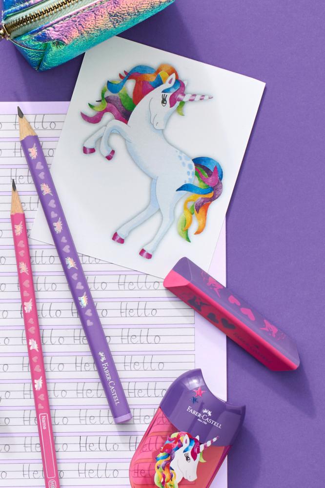 FABER-CASTELL Grafitová tužka Faber-Castell Jumbo HB - Jednorožec
