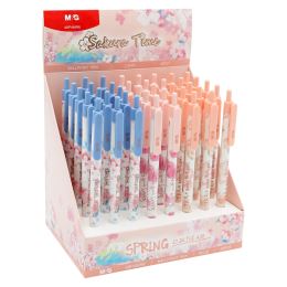 Pero kuličkové M&G Sakura time, hrot 0,5 mm - modrá náplň /1ks (1)