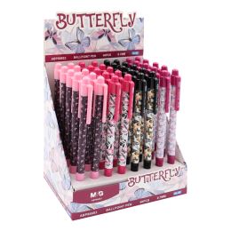 Pero kuličkové M&G Butterfly Collection 0,7 mm Motýl, modrá náplň /1ks (1)