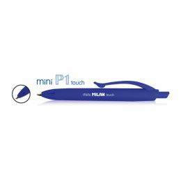 Pero kuličkové MILAN P1 Touch mini 1,0 mm - modrá náplň (2)