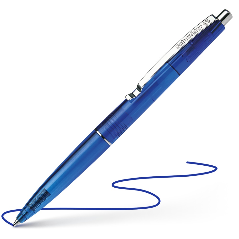 Pero kuličkové Schneider K20 Icy Colours - modrá náplň