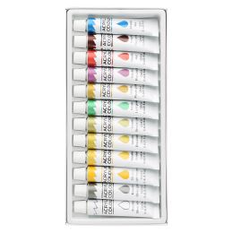 Akrylové barvy JUNIOR 12 ml - sada 12, metalické barvy (1)