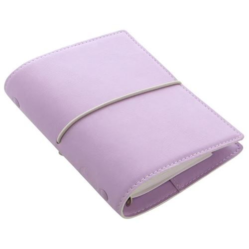 Diář Filofax Domino Soft - pastelově fialový, kapesní (1)