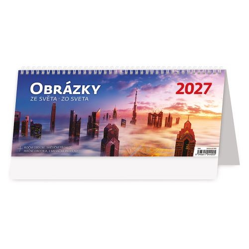 Stolní kalendář 2027 Obrázky ze světa/Obrázky ze světa