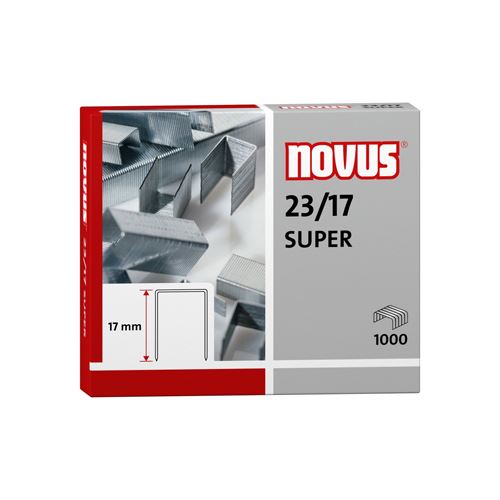 Spinky do sešívačky Novus 23/17 super /1000/