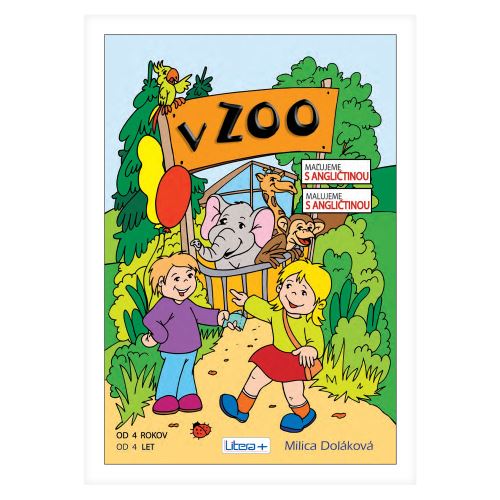 Omalovánka A4 Litera - V Zoo (malujeme s angličtinou)