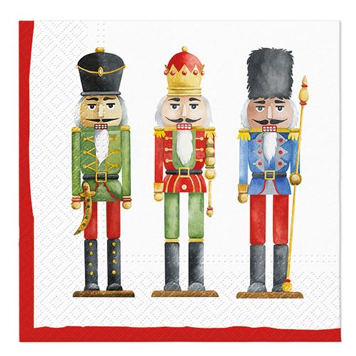 Ubrousky PAW L 33x33cm Nutcracker's Soldiers