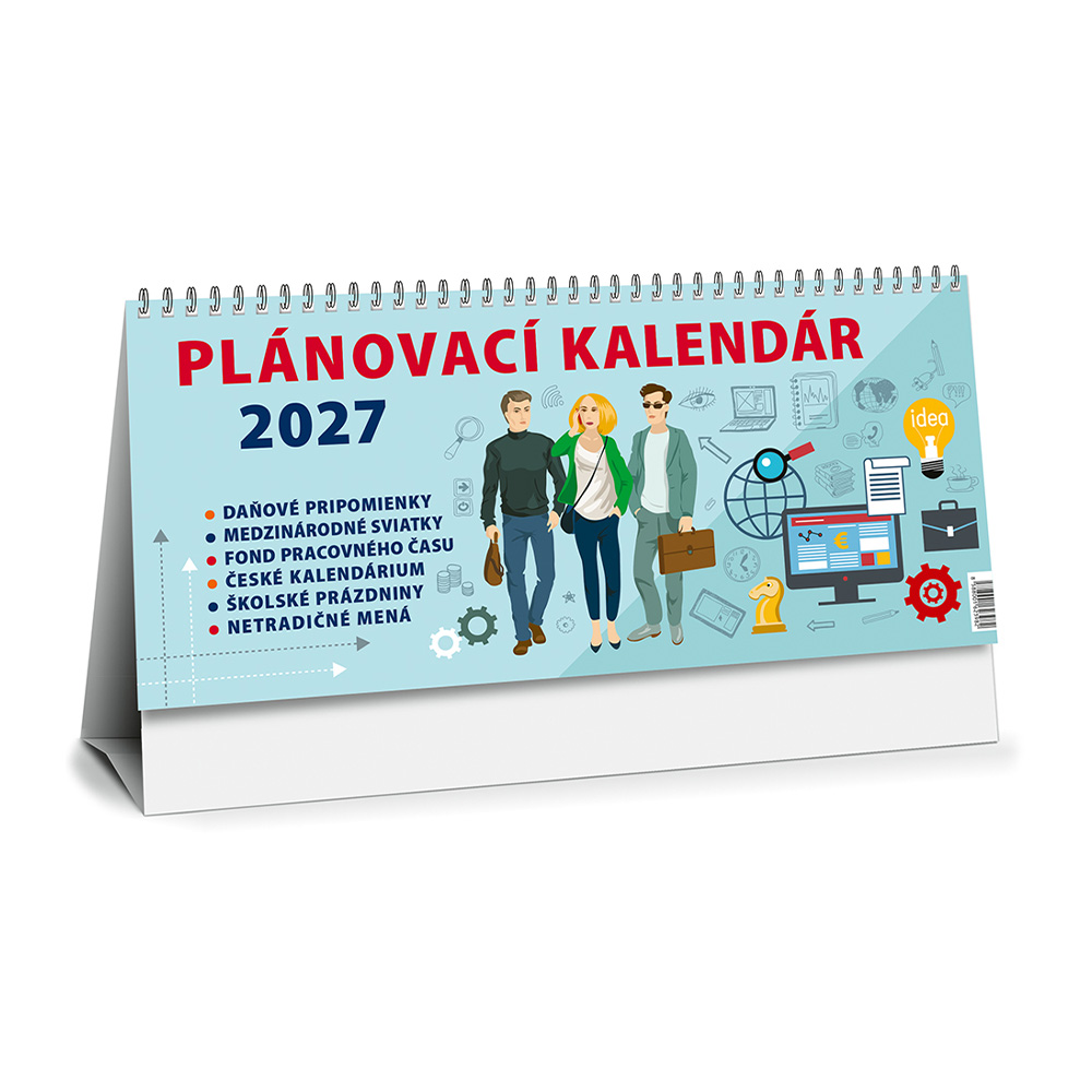 Stolní kalendář Plánování Maxi 2027
