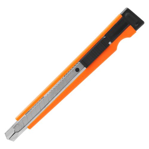 Ořezávací nůž M&G 9 mm autolock - oranžový